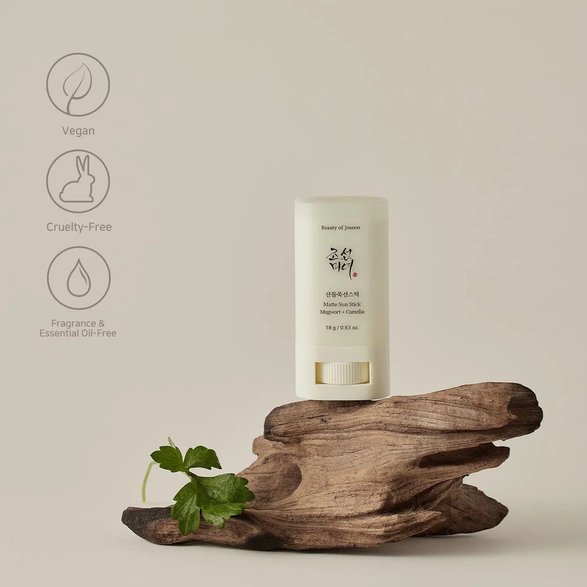 Beauty Of Joseon - Matte Sun Stick Mugwort + Camilia SPF 50